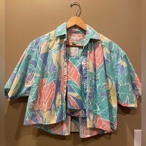 Vintage Water Rags tank and button down shirt